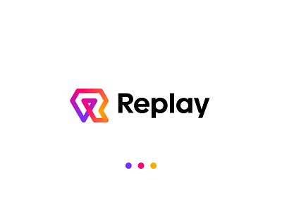 Letter R+Play Button by Sumon Yousuf on Dribbble