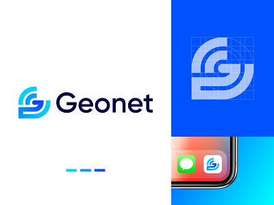 Geonet Logo Design | Letter G+Network Logo Concept