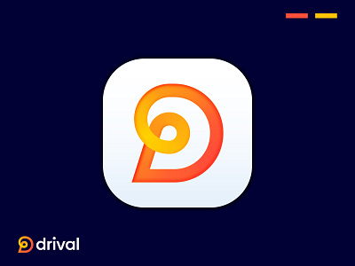 Drival App Logo Design | Modern Logo Design