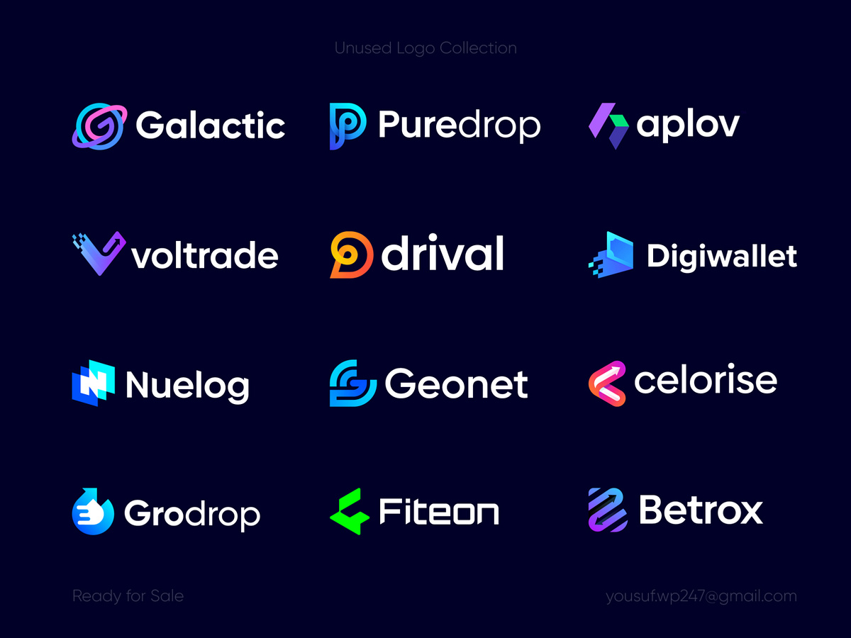 Modern Logo Collection | Unused Logos by Sumon Yousuf on Dribbble