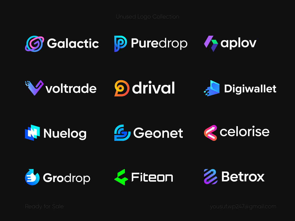 Modern Logo Collection | Unused Logos by Sumon Yousuf on Dribbble