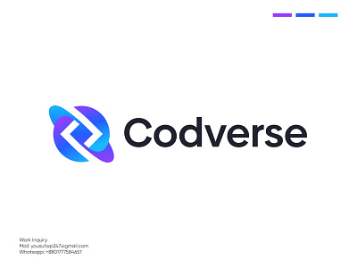 Codverse Logo Design | Coding Logo Design