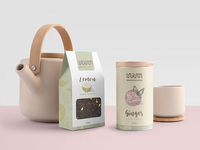 Unison - herbal tea collection branding graphic design packaging design tea