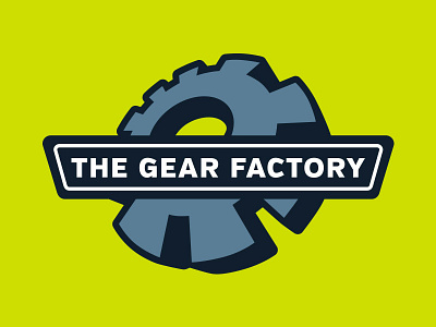 The Gear Factory Logo gear icon identity logo mark