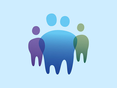 Syracuse Family Dental Identity Mark dental icon logo mark teeth