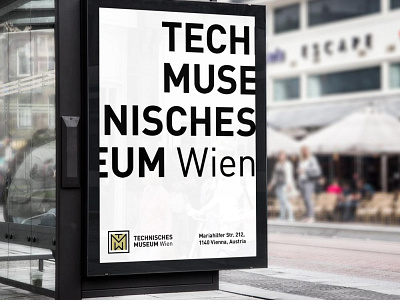 Technical Museum Vienna branding design facelift logo rebrand typography vector