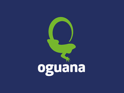 Oguana Logo Design app branding design illustration logo typography vector
