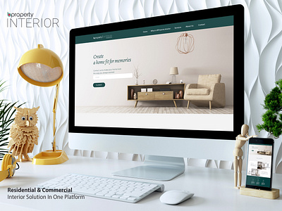 Residential Interior Design | Landing Page | design landing page design real estate ui webdesign website design