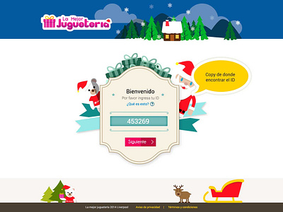 Layout Navidad Web Login1 design flat illustration photoshop ui vector web web design