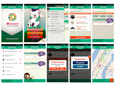 Copa Liver1 app design ui ux