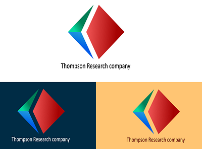 Medical research "Thompson" center logo design branding design design art fictional graphiste icon logo minimalist logo ui ux