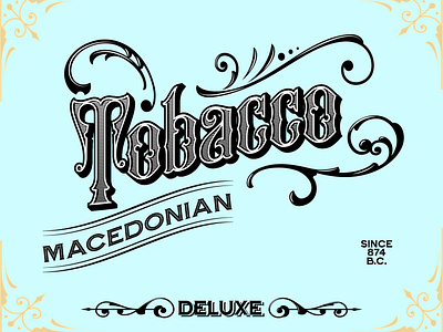 Design for a Macedonian tobacco brand