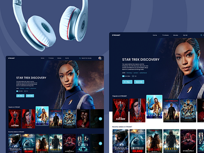 Movie Website Landing Page