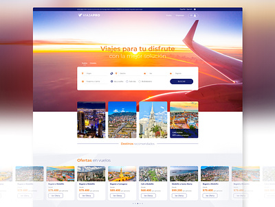 ViajaPRO - Online Travel Agency booking business dashboard flying obt reserve travel traveling