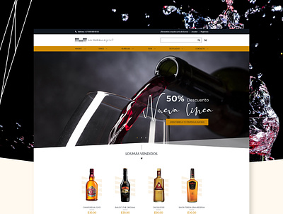 La Muralla Gourmet - Ecommerce alcohol beverage drinking ecommerce liqueur magento wine