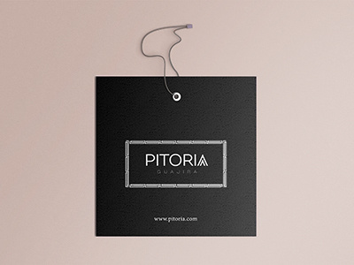 Hanging tag - Pitoria billfold branding elegant handbag hanging label luxury notecase purse tag wallet women