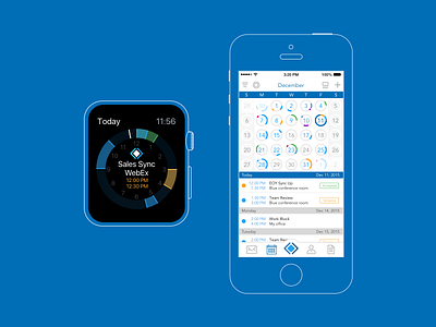 Calendar App applewatch calendar ios productivity time watch face