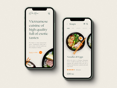 Restaurant UI concept