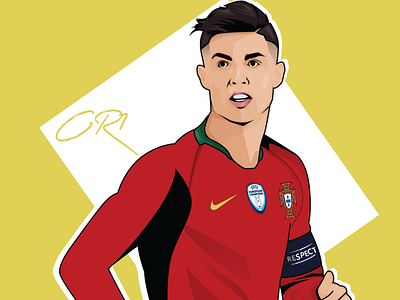 Cristiano adobe adobe illustrator artwork design football graphic design illustration illustrator vector