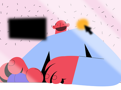 Pattoon character characterdesign cursor design illustration pink screen