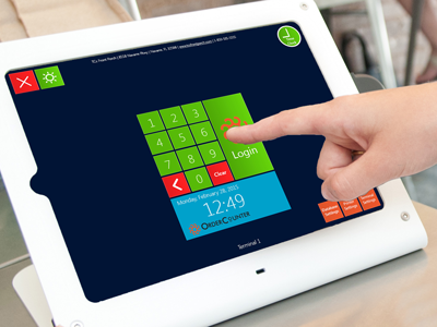 OrderCounter POS U/I v4 desktop login metro point of sale pos screen ui
