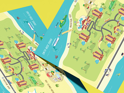 Portofino Island Resort Property Map