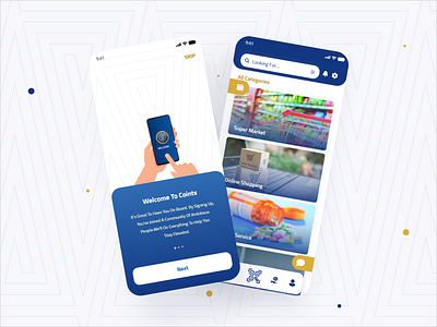Coints APP app design ui ux
