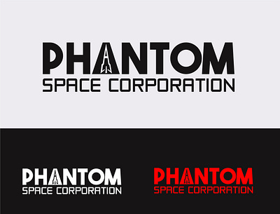 Phantom Space Logo design logo typography