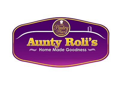 Aunty Rolis Bread design logo