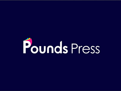 Pounds Press design icon logo typography