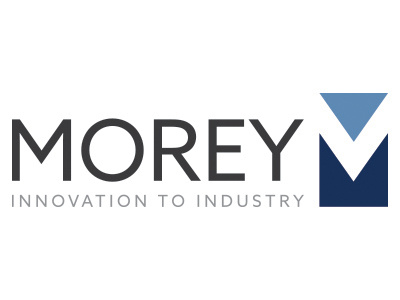 Morey Logo blue branding icon logo
