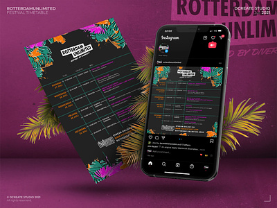 TimeTable Design - RotterdamUnlimited x YouDistrict