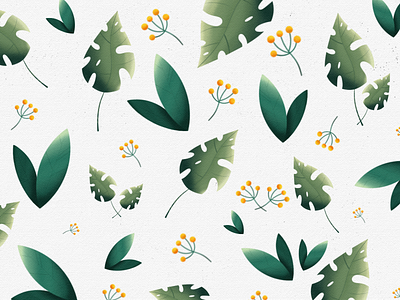 PLANTS art greens illustration pattern plants