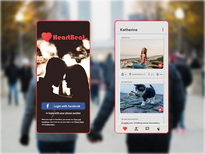 HeartBeat Dating App (Hinge Redesign Concept)