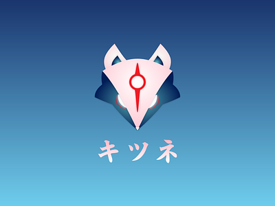 Kitsune Logo icon illustration japanese logo minimalism simple