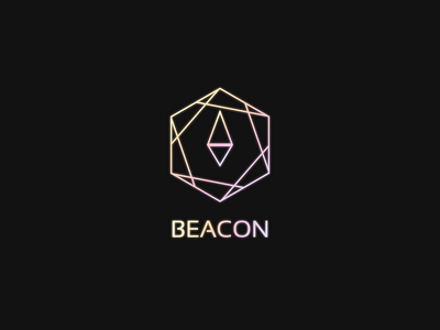 BEACON (Logo Concept) branding figma glow logo logo design minimalism modern prismatic symbol typography