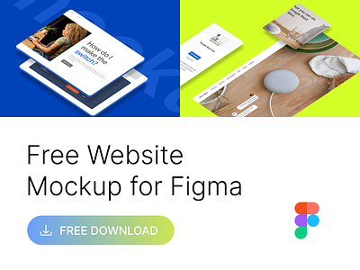 Free Website mockup for Figma figma website mockup free download free mockup free website mockup