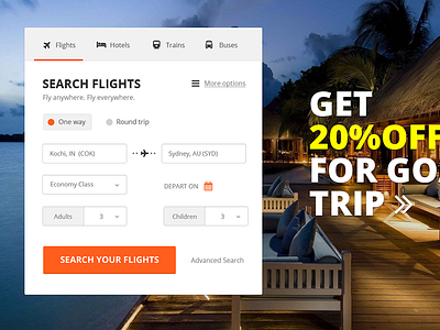 Flight booking website flight booking tourism travel website