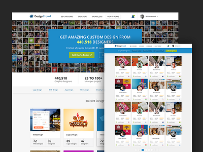 Designcrowd redesign concept