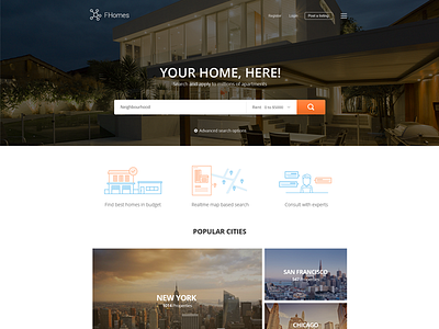 Real estate Landing page 