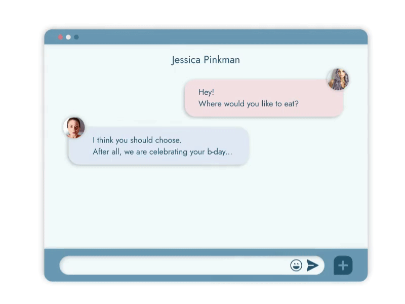 DailyUI_013 daily daily 100 challenge daily ui dailyui design direct direct messaging figma figmadesign flat flatdesign interaction interface message messaging ui ux