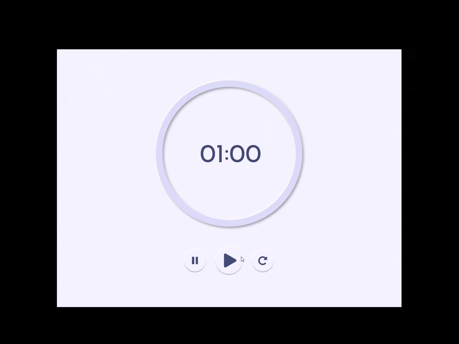 DailyUI_014 blue buttons clock colors countdown countdown timer countdowntimer daily daily 100 challenge daily ui dailyui design interface interfacedesign neumorph neumorphic neumorphism numbers timer ui