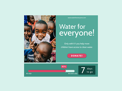 DailyUI_032 032 adobe adobe xd adobexd crowdfunding crowdfunding campaign daily daily 100 challenge daily ui dailyui design donate donation donations figma green interface poverty ui xd