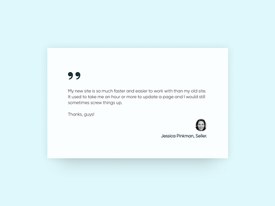 Testimonials: DailyUI_039