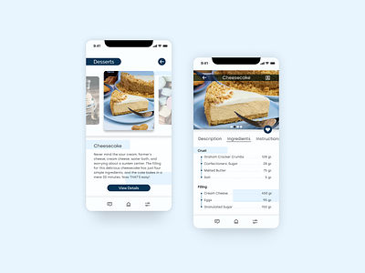 Recipe: DailyUI_040 100 day challenge 100days daily daily 100 challenge daily ui dailyui figma figma design figmadesign mobile mobile ui recipe recipe app recipe card recipe design ui ui design uidesign ux ui uxui