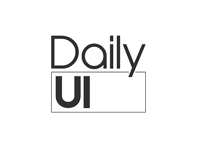 Daily UI Logo: DailyUI_052