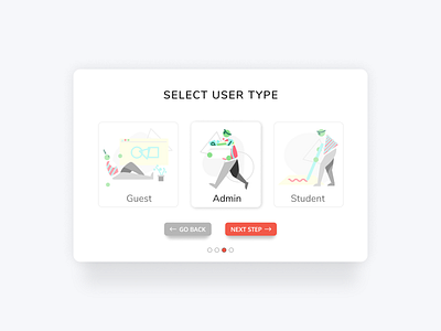 Select User Type: DailyUI_064