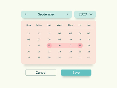 Date Picker: DailyUI_080