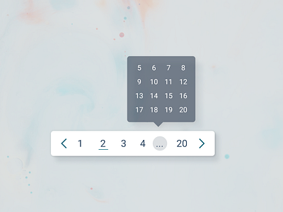 Pagination: DailyUI_085 100days daily daily 100 challenge daily ui dailyuichallenge figma figmadesign flat interface numbers page pagination paginator ui uidesign