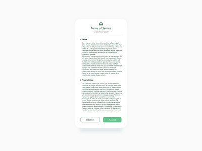 Terms of Service: DailyUI_089